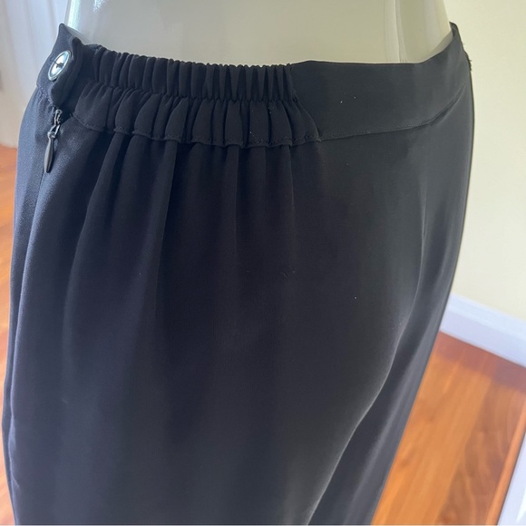 Black light and soft viscose pants loose summer coctail style loose pants US 10 - Picture 2 of 13